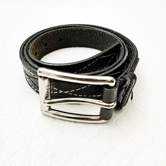 Michael Kors Women Woven Leather Belt Criss Crossed Size XL main image 5